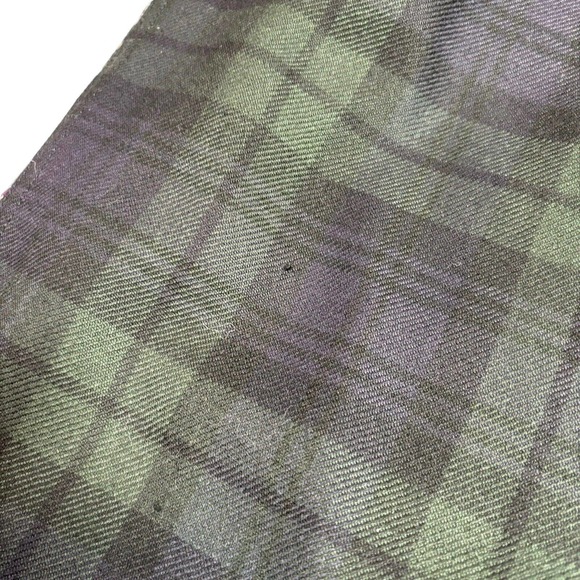 Alexander Wang Men’s Wool Plaid Tartan Patchwork Hooded Shirt Button Down Medium - Picture 9 of 10